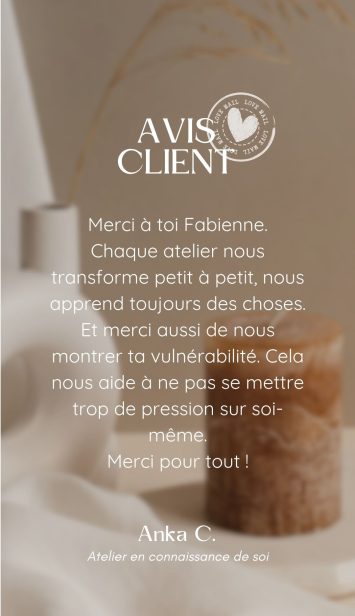 Atelier coaching : témoignage d'une participante